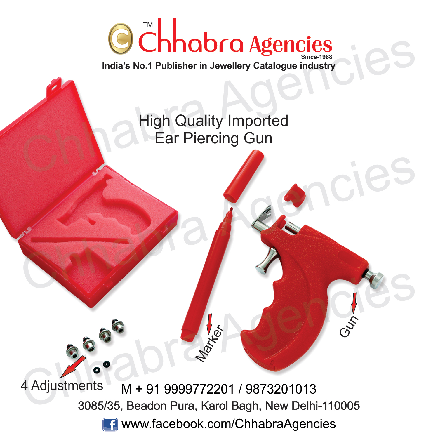 Red Ear Pearcing Gun